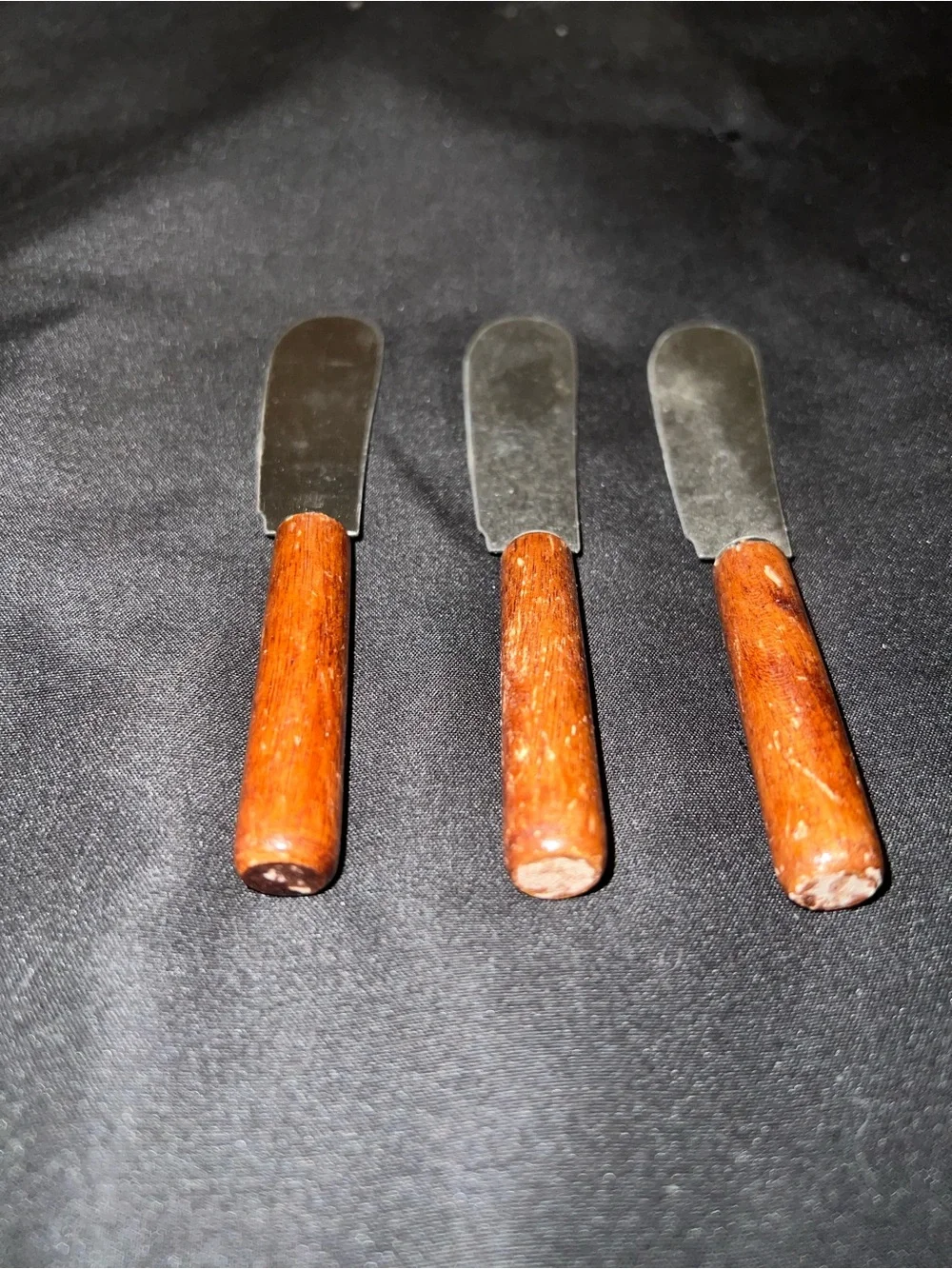 Vintage Wooden Handle Cheese Knife Bundle
